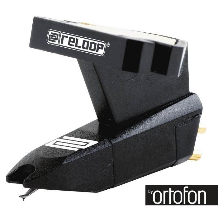 Reloop 12 0014 OM Black by Ortofon Pikap İğnesi | Önceden Monte Edilmiş Headshell ve Kartuş Seti